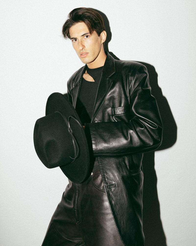 The Delta Black - Fedora Hat - Hurricane