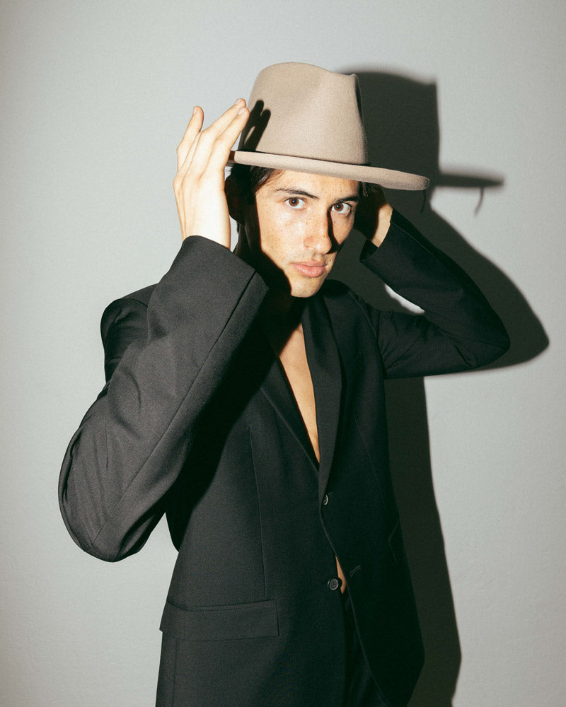 The Delta Taupe - Fedora Hat - Hurricane