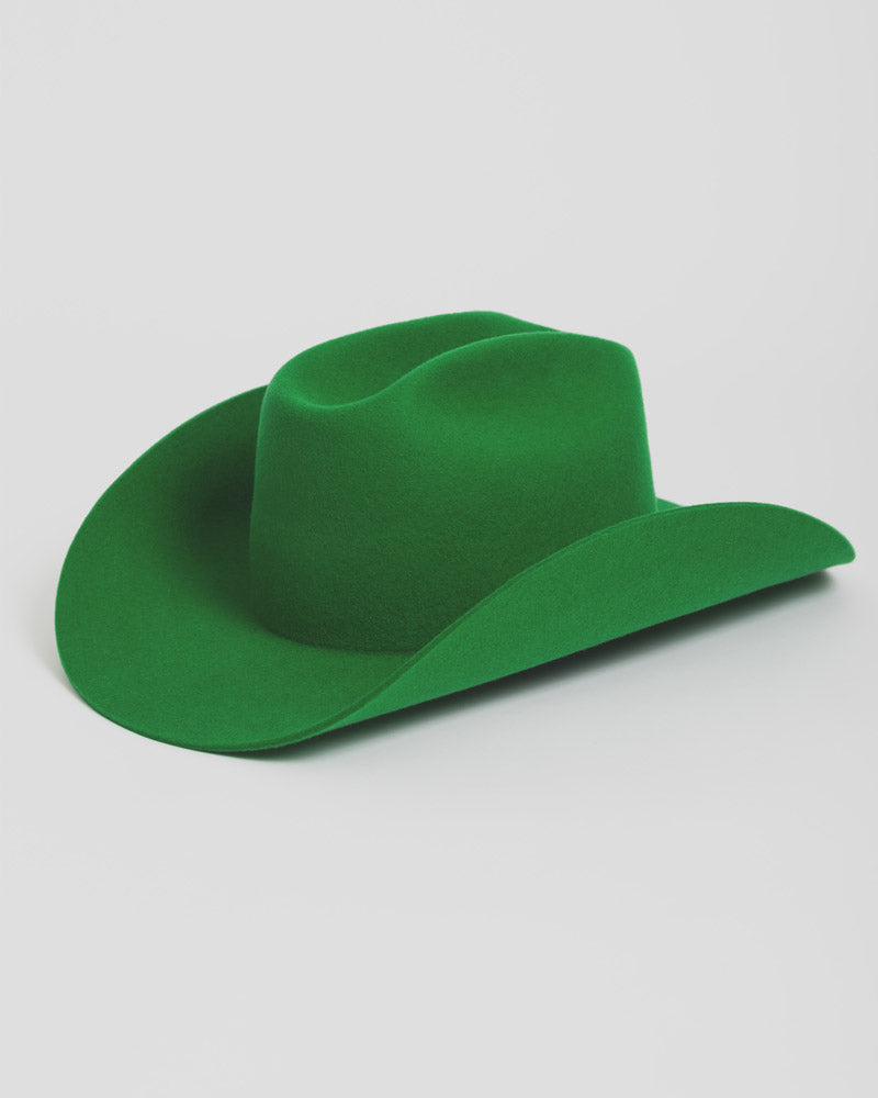 The Harvey Emerald - Western Hat - Hurricane Lab
