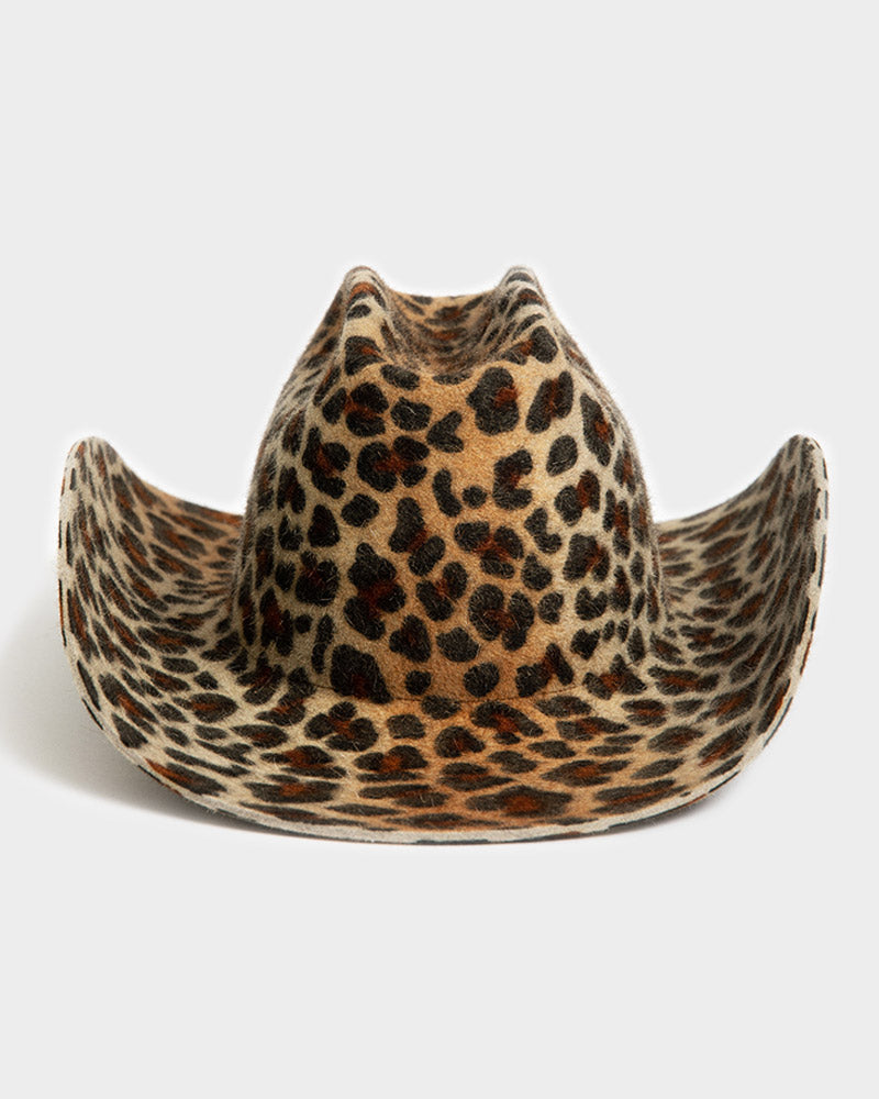 The Harvey Leopard - Western Hat - Hurricane Lab