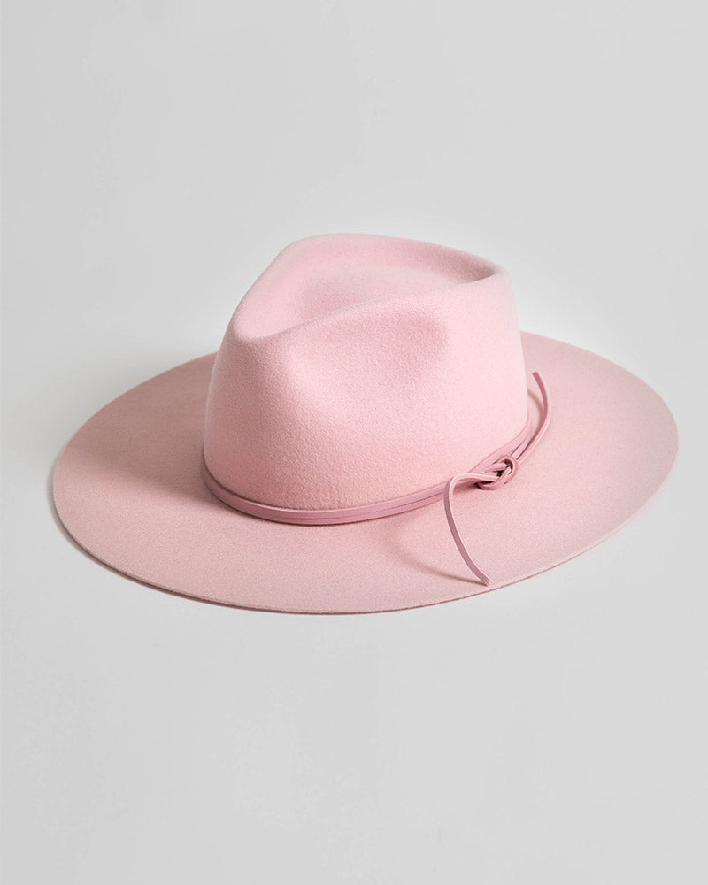 The Sally Baby Pink Fedora Hat Hurricane - Main Image