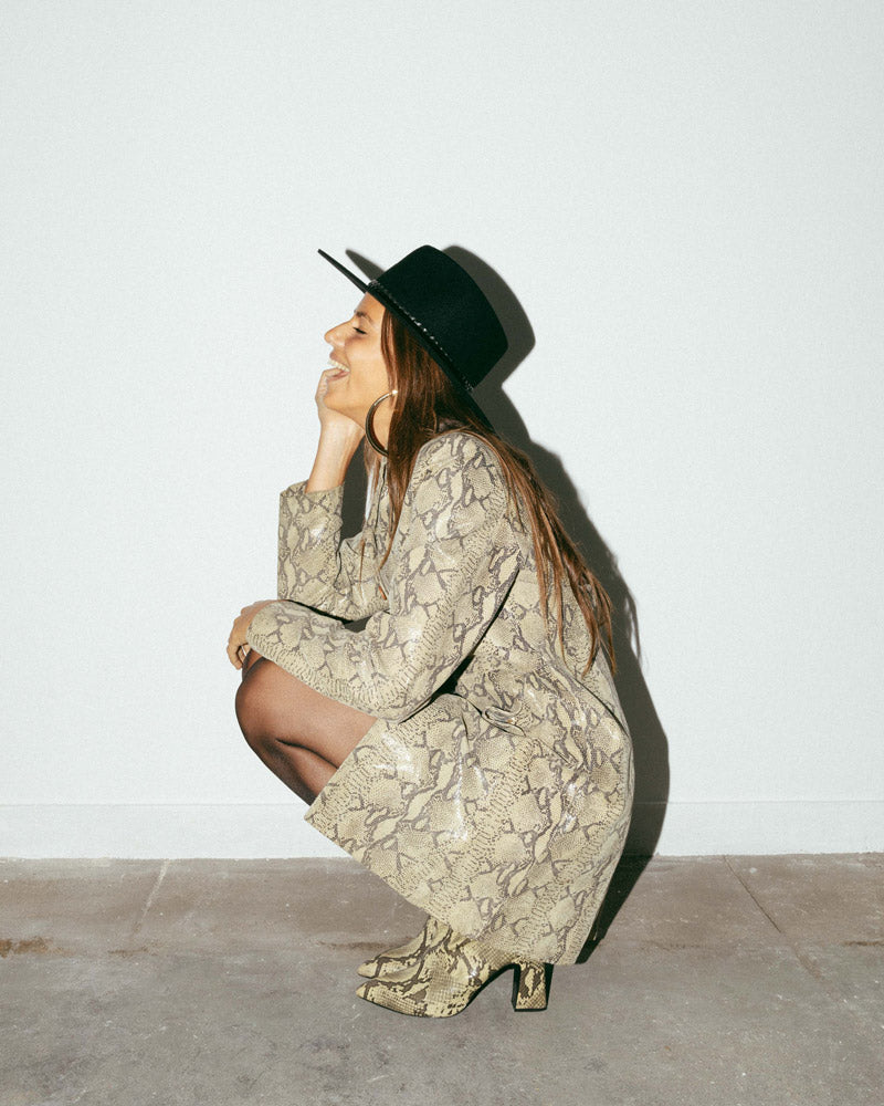 The Sally - Black Fedora Hat - Hurricane Lab