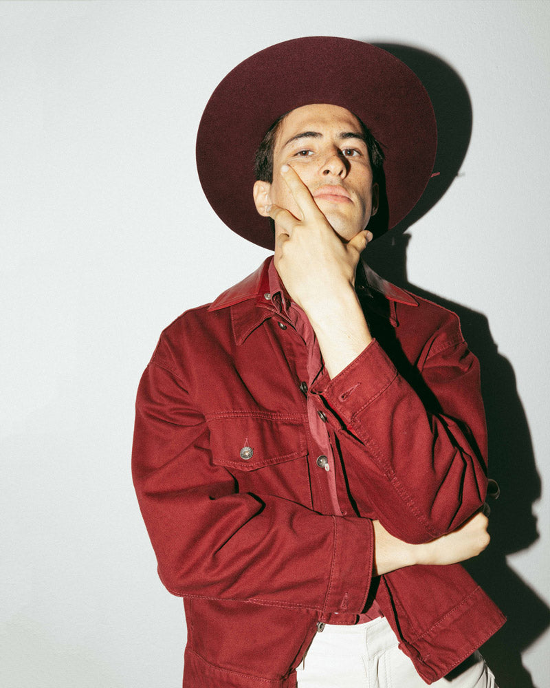 The Sally - Wine Fedora Hat - Hurricane Lab