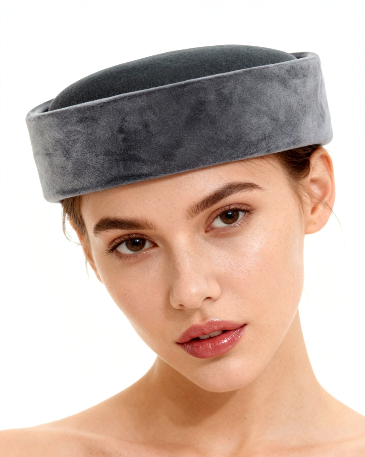 The Zeta Grey - Pillbox Hat | Hurricane Lab