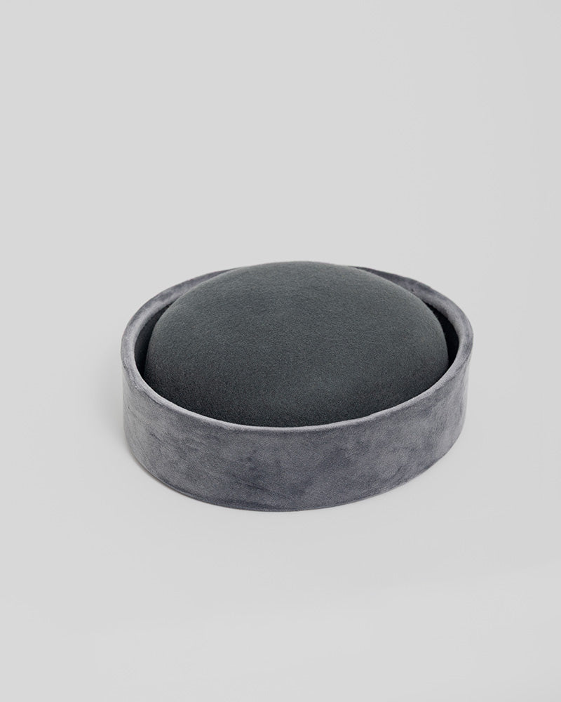 The Zeta Grey - Pillbox Hat | Hurricane Lab
