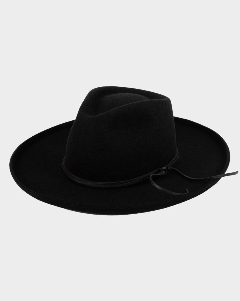 The Delta Black - Fedora Hat - Hurricane