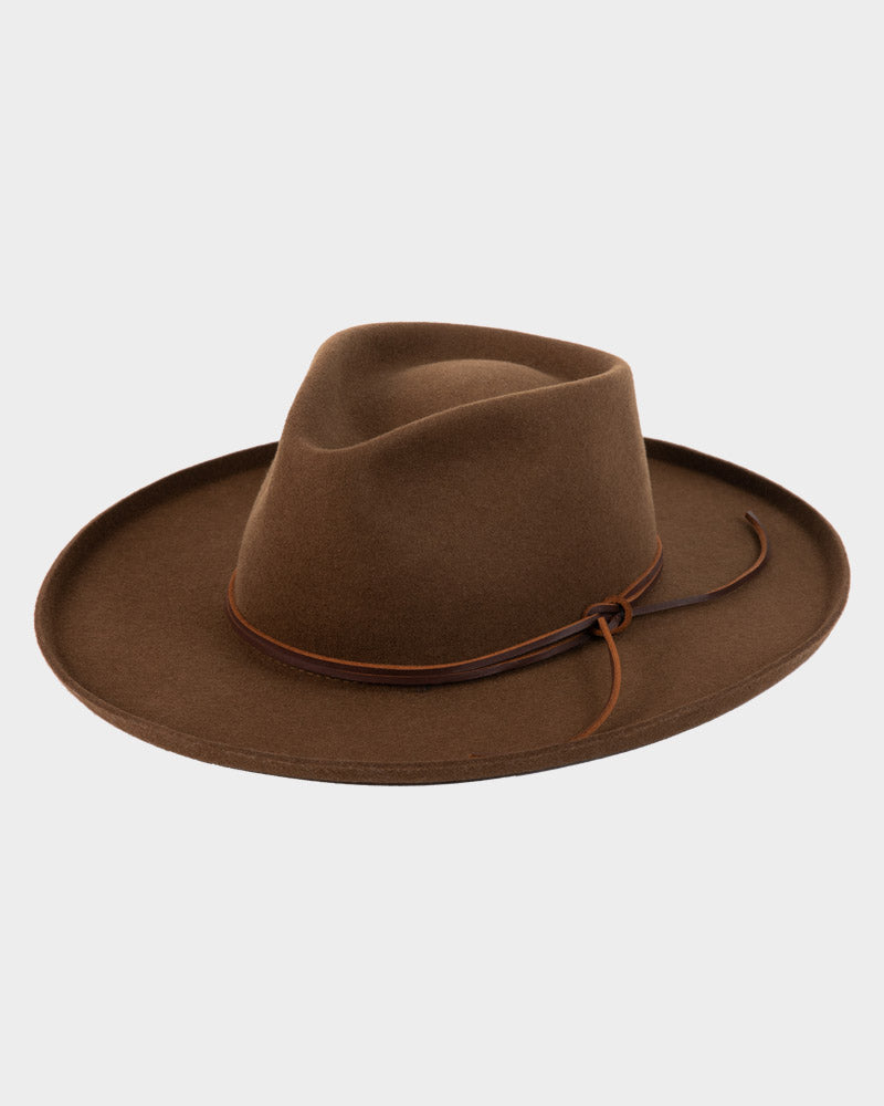 The Delta Brown - Fedora Hat - Hurricane