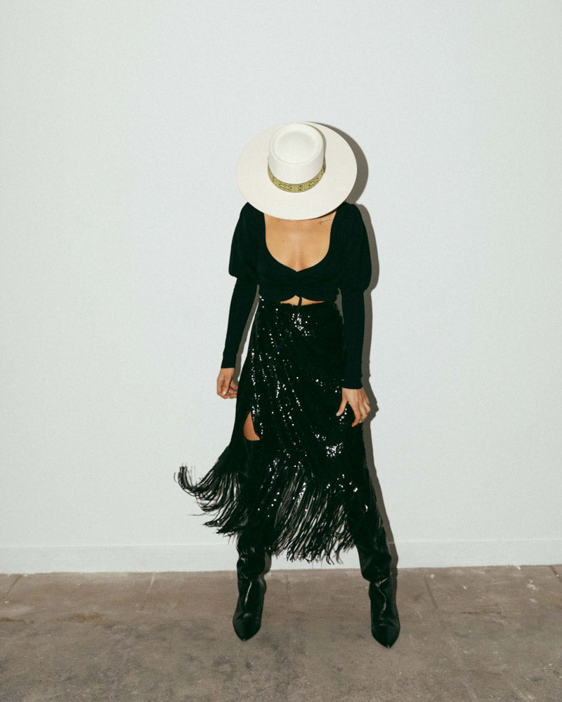 The Laura Pearl Ribbon - Portuguese Hat - Hurricane