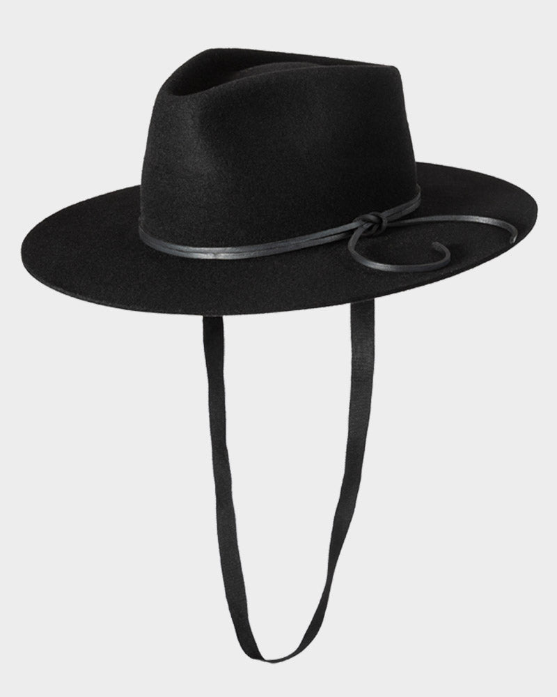 The Little Sally Black - Fedora Hat - Hurricane