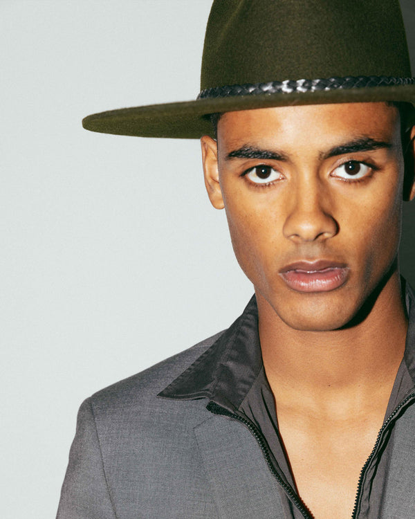The Sally - Deep Green Fedora Hat - Hurricane Lab