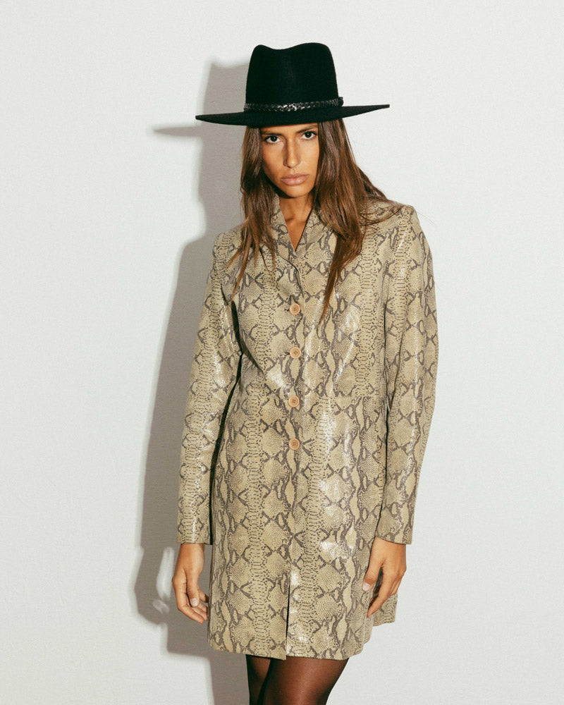 The Sally - Black Fedora Hat - Hurricane Lab