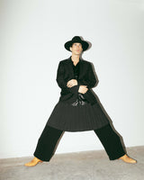 The Sally - Black Fedora Hat - Hurricane Lab