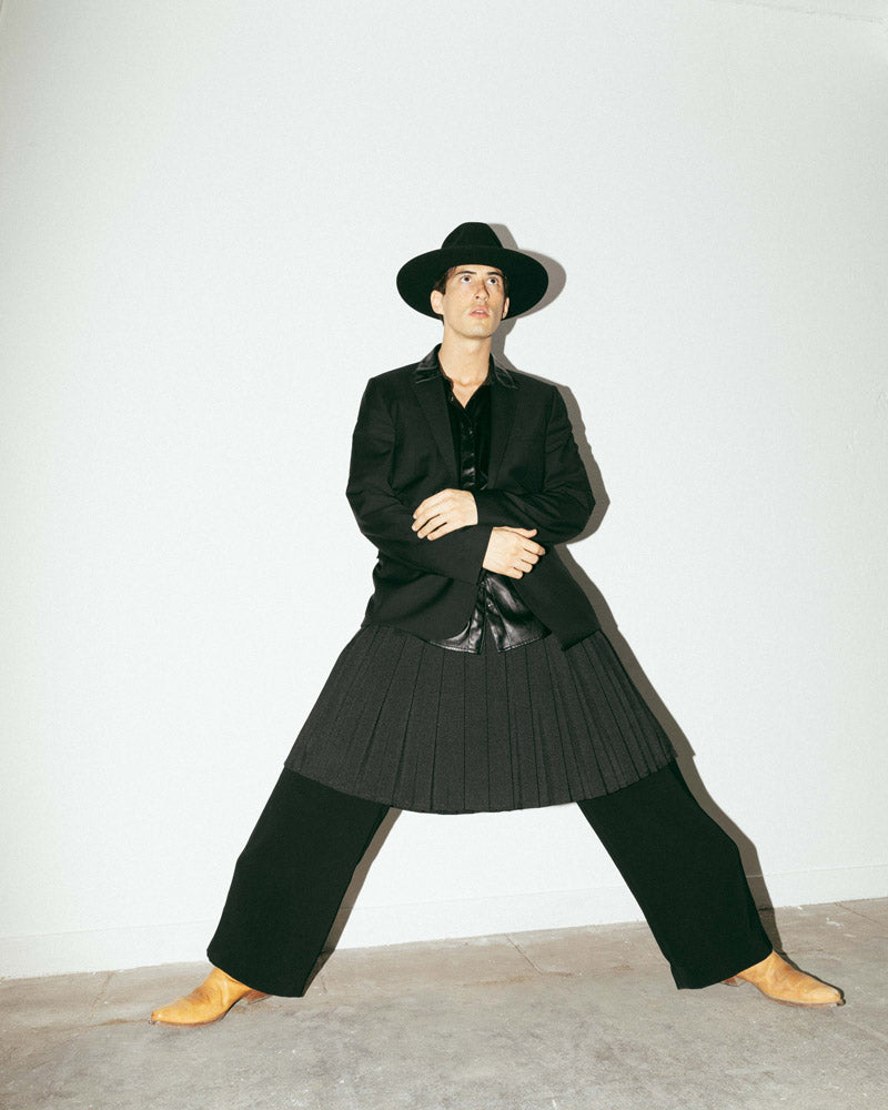 The Sally - Black Fedora Hat - Hurricane Lab