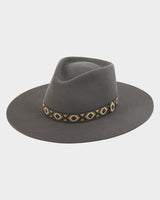 The Sally - Grey Ribbon Fedora Hat - Hurricane Lab