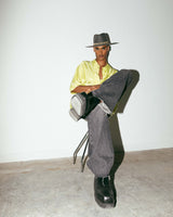 The Sally - Grey Ribbon Fedora Hat - Hurricane Lab